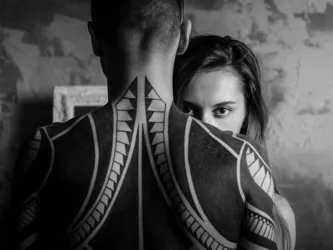 simple body tattoo